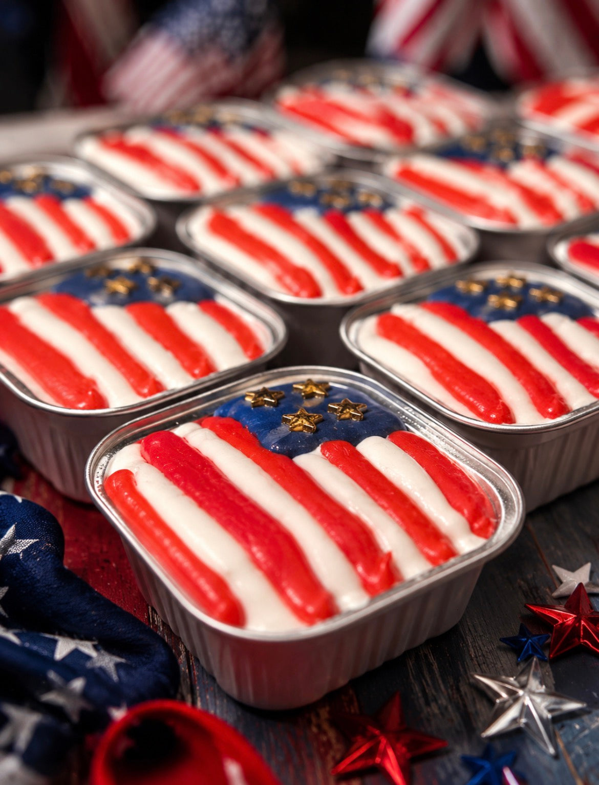Old Glory Chocolate Mini Cake