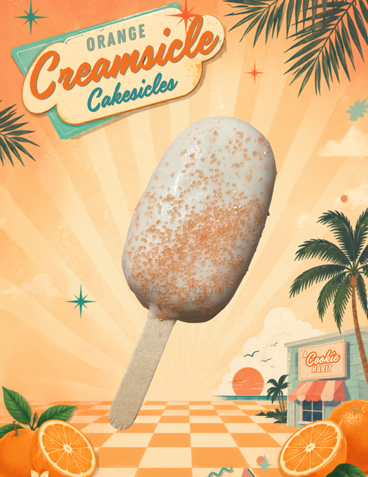 Orange Creamsicle Cakesicle