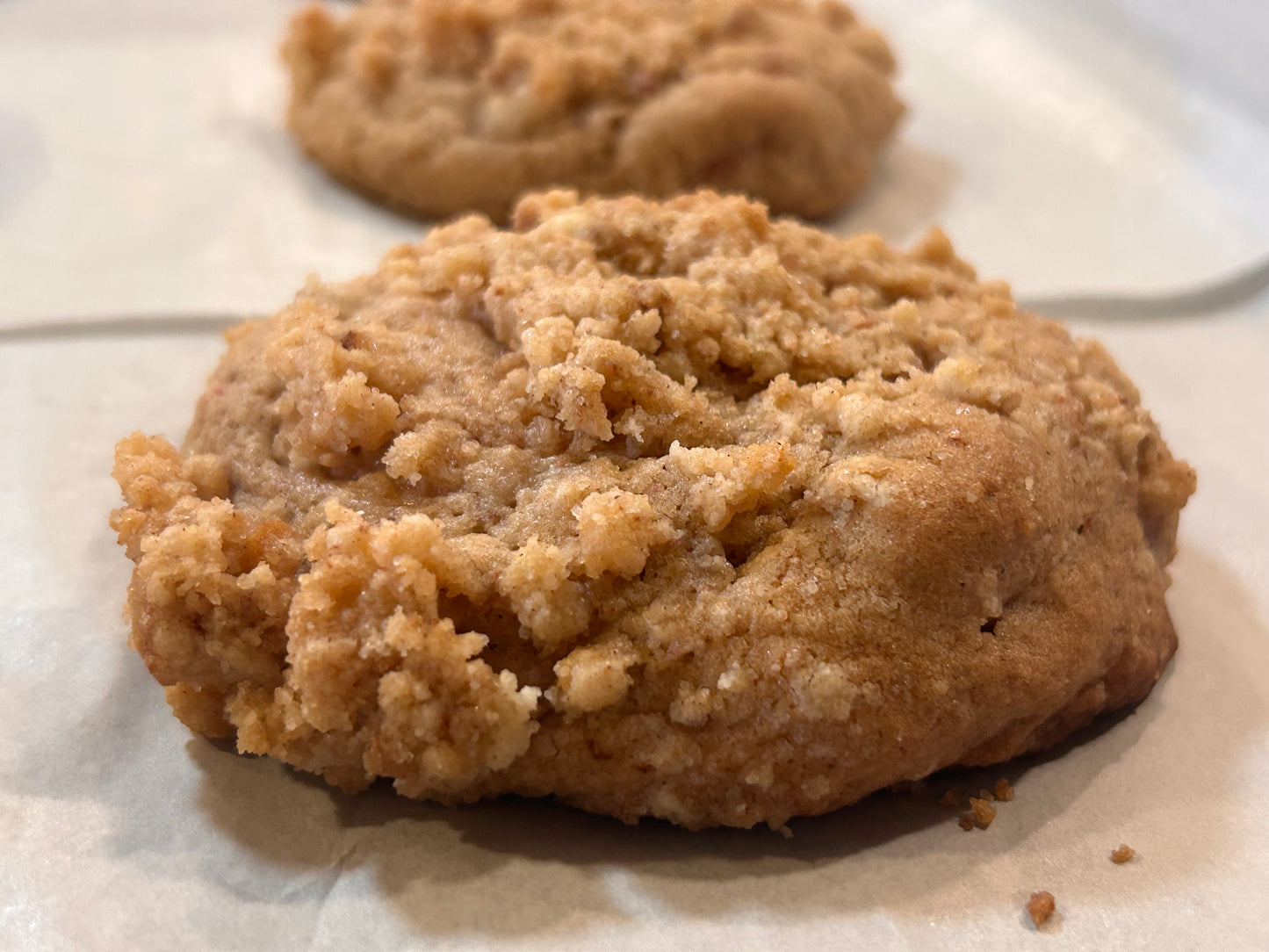 Peach Streusel Cookie